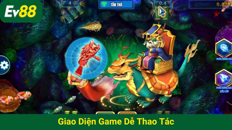 Giao diện game dễ thao tác
