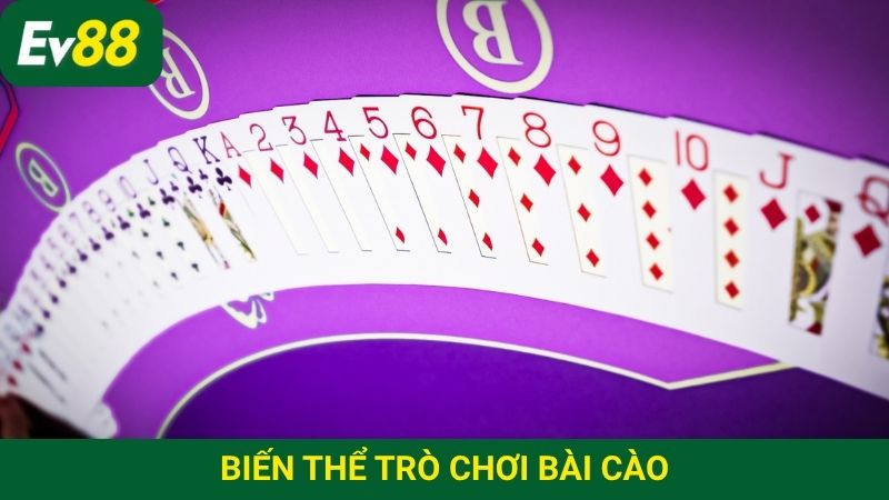 Bài cào có nhiều biến thể để giải trí