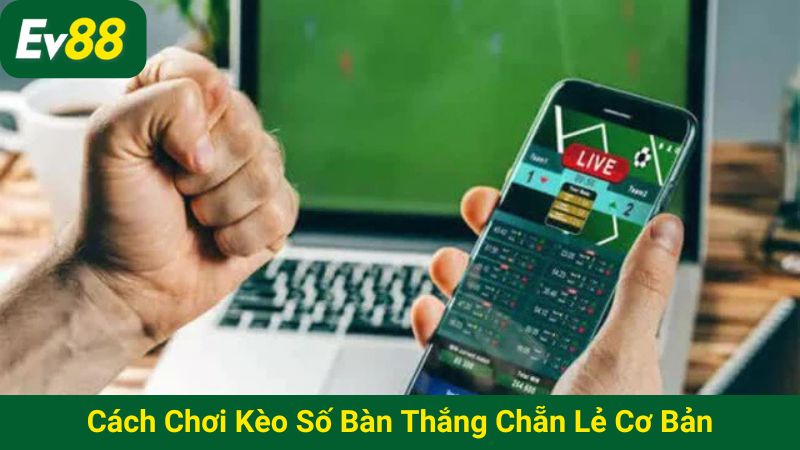 Cách chơi kèo số bàn thắng chẵn lẻ cơ bản