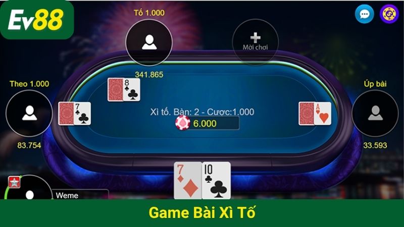 Game bài Xì tố