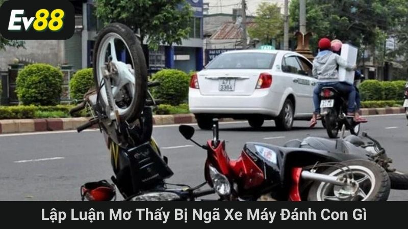 Lập luận mơ thấy bị ngã xe máy đánh con gì