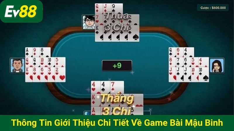 Thông tin giới thiệu chi tiết về game bài Mậu binh