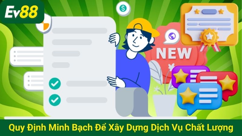 Các quy định minh bạch để xây dựng dịch vụ chất lượng