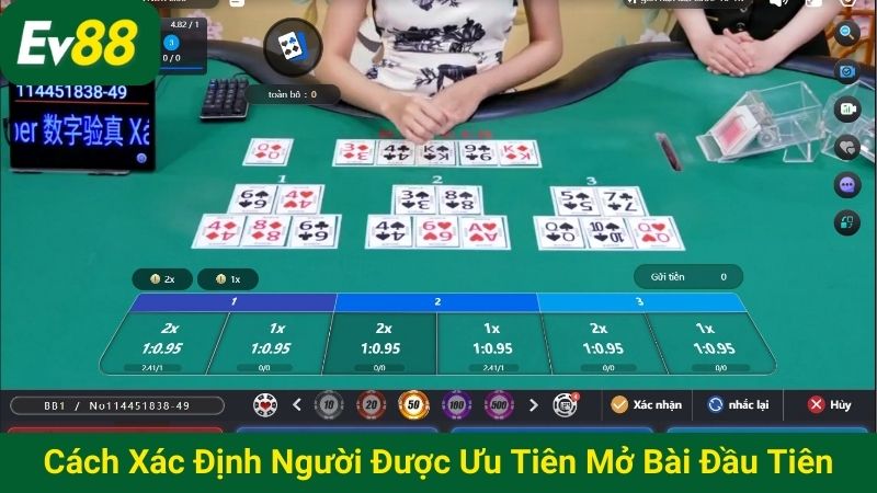 Cách xác định người được ưu tiên mở bài đầu tiên