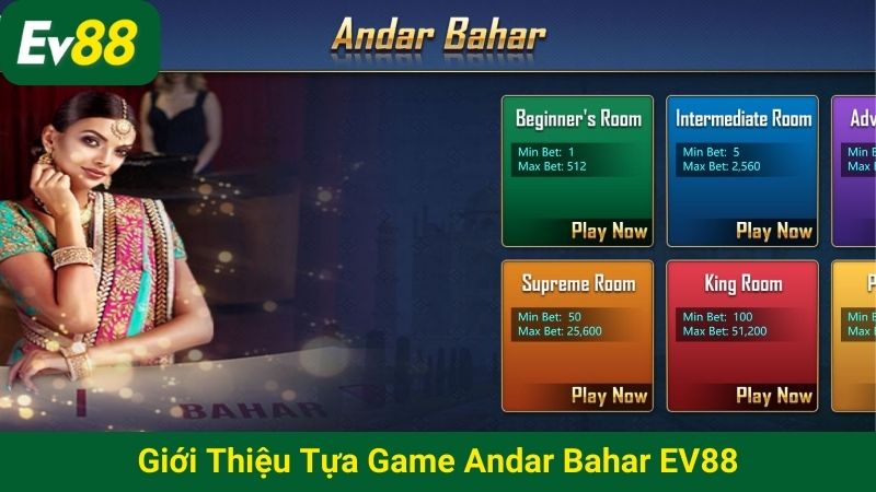 Giới thiệu tựa game Andar Bahar EV88