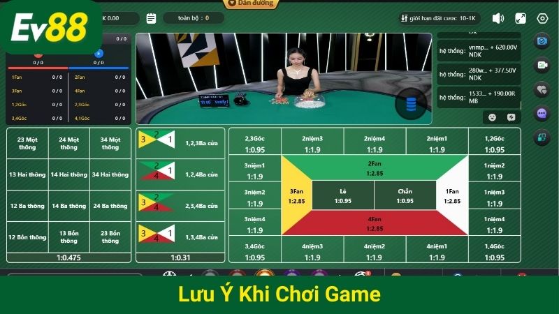 Lưu ý khi chơi game