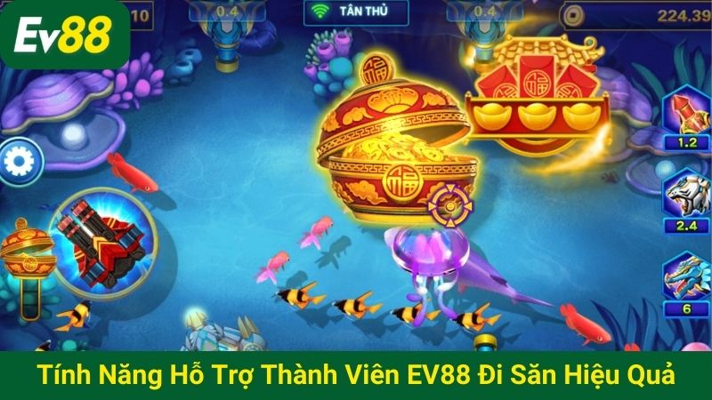 Tính năng hỗ trợ thành viên EV88 đi săn hiệu quả