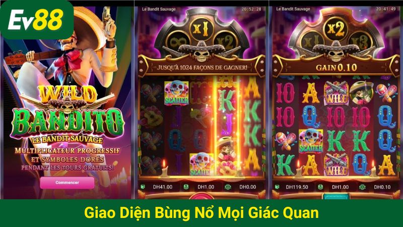 Giao diện bùng nổ mọi giác quan